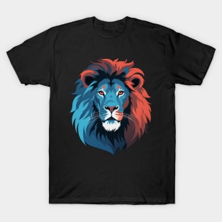 Blue Red Lion T-Shirt